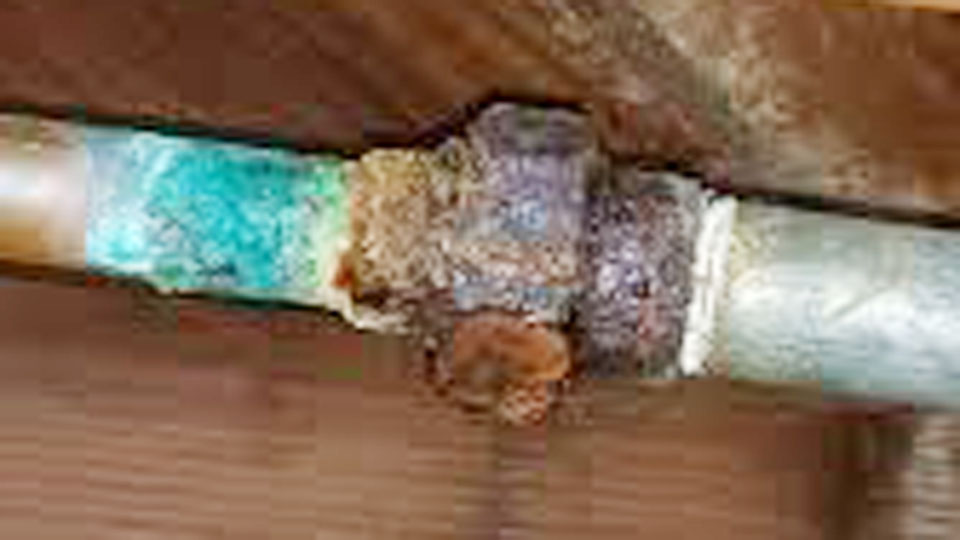 Copper and Galvanized Steel Reaction